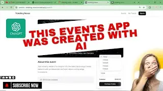 AI FULL STACK DEVELOPER || FULL STACK EVENTS TICKETING APP || AI SOFTWARE DEVELOPER || EVENTS APP