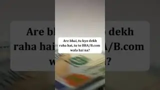 EVERY BBA/ B.COM STUDENT EVER #students #bba #bcom #reels #funny #trending #youtubeshorts #trending