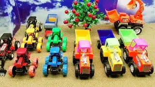 Tractor video # 4 colour tractor #toys #sanjoytoyhouse