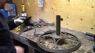 Fixing a Broken Patio Umbrella Base with TIG Welding