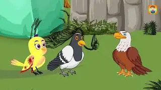 Garam Paratha Toni Chidiya Cartoon Story|Story For Children