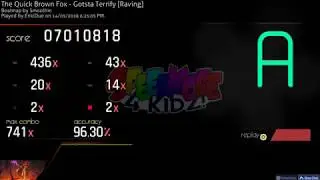 Osu! The Quick Brown Fox - Gotsta Terrify [Raving]