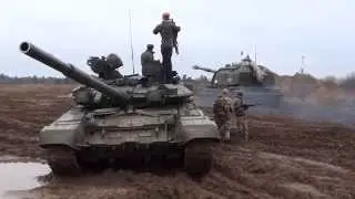 Т-90A & 2S19 