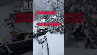 Март &mdash; это новый февраль #снег #пухляк #горы