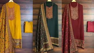Mumtaz Art's MADNO Heavy Embroidery Suits Single Available
