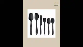 TheWellBeing&trade; 6-Piece Silicone Spatula Set - Nonstick, Heat-Resistant Spatulas for Cooking, Bakin...