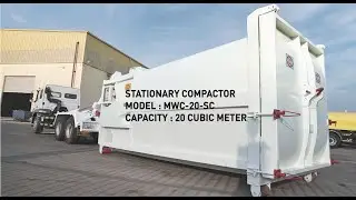 STATIONARY COMPACTOR | MODEL : MWC-20-SC | CAPACITY : 20 CUBIC METER