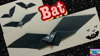#Bat #Origami Bat || How to fold a paper Bat || Easy Origami Bat
