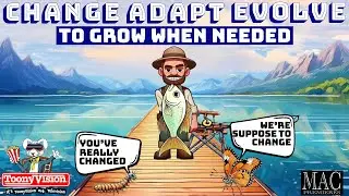 Change Adapt Evolve To Grow Motivational Animation Cartoon ToonyVision Ep. 5