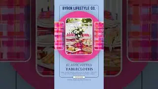 Elastic Fitted Table Covers - Colour Me Happy