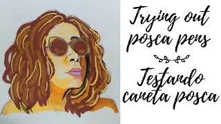 Testando caneta #posca- Trying out #poscapen