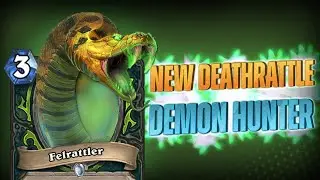 [Hearthstone] *NEW* Demon Hunter is BROKEN Again - Deathrattle Demon Hunter (2021)