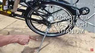 AKSESORIS SEPEDA LIPAT ⭐⭐⭐⭐⭐ Kick Stand Crank Chainring Bolt Handgrip Freehub Wheelset Rack