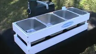 The Maxi Table Top Concession 3 4 Bay Sink