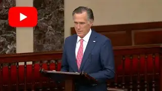 Senator Romney Delivers Floor Remarks in Tribute of Commissioner Dean Cox