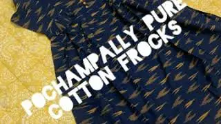 Pochampally Frocks| Pure Cotton Frocks| With bell sleeves