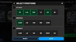 Best RW LW ST CF CAM in every budget fc mobile/how to choose attack in fc mobile guide