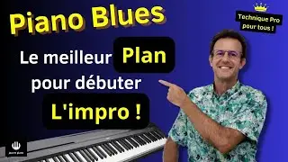 #tutopiano / Piano Blues : Le meilleur plan pour d&eacute;buter l'impro !!! (Vid&eacute;o + partition offertes !)
