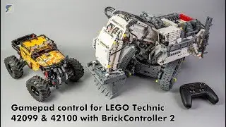 Gamepad control for LEGO Technic 42099 & 42100 with BrickController 2!