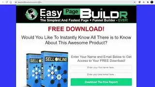 Easy Page Buildr | Easy Page Builder Review