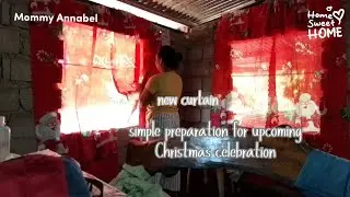NEW CURTAINS✨ FOR OUR LITTLE KITCHEN 🏠 ONLY THINGS THAT I BOUGHT TOO FEEL THE CHRISTMAS SPIRIT 🙏