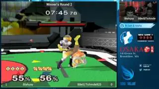New Game+ XXIV - Blahyay (Sheik) vs Tichinde (Marth, Fox) - SSBM WR2
