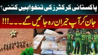 How Much Salaries Pakistani Cricketers Get ? | You will be Surprised to Know | GNN