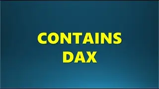 CONTAINS DAX in Power Bi #analytics #dax #powerbi #powerquery