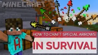 How to Make Tipped Arrows in Minecraft Survival: Easy Survival Tutorial with Avomance (2019)