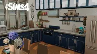 Sims 4 ASMR Speed Build | Navy blue 20 Culpepper | NO CC