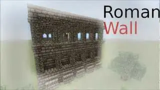 Minecraft Roman Wall tutorial