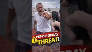 Hostile Man Confronts Auditor &mdash; Pepper Spray Comes Out #civicchaos #pepperspray #shorts