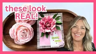 How to make REAL looking Peonies and leaves!