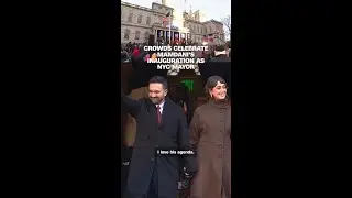 Crowds celebrate Mamdani's inauguration as NYC mayor
