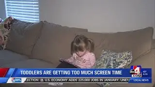 Toddlers get too much screen time, study says