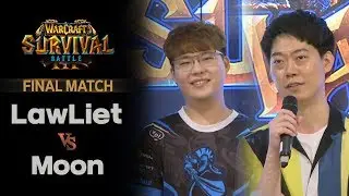 WSB 최종 오프라인 결승전! 10연승의 Moon 장재호 선수와 3연승의 LawLiet 조주연 선수의 경기 ! - Warcraft3 Survival Series (워크래프트3)