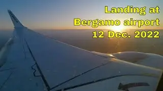 Landing at Bergamo airport #ryanair #lanzarote