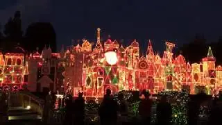 Its A Small World Facade Christmas Ceremony