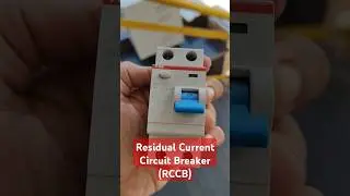 Residual Current Circuit Breaker #RCCB #electrician #electric #electricalengineering #electrical