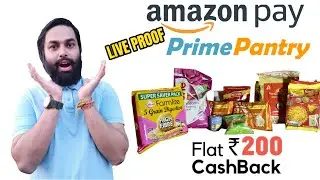 amazon pantry shopping Rs 200 cashback in amazon pay