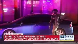 Suspect at large after deadly mass shooting at Brown University in Rhode Island
