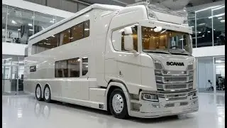 2026 Scania Double Decker 6x6 Motorhome Revealed | Ultimate Off-Road Luxury RV