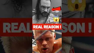 REAL REASON 😱 Why Drew McIntyre Win Undisputed Title #wwe #drewmcintyre #shorts #viralshorts