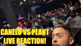 Canelo vs Plant - LIVE REACTION AT A BAR!