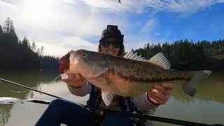 Winter Time Bass Fishing In The Mountains (NEW PB!!!)