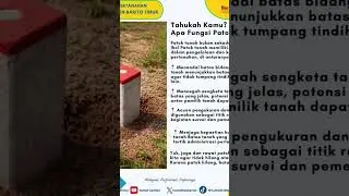 Patok untuk Batas Tanah