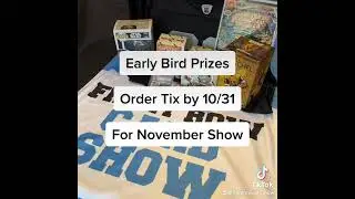 Front Row Card Show Early Bird Prizes November 2022 Sports Cards Comic Books Las Vegas