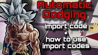 AUTOMATIC DODGING JUST LIKE ULTRA INSTINCTS GOKU (+ IMPORT CODE) JJS SKILLBUILDER