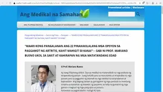 Maxiflex - Philippines - Reduces aches and pains symptoms, inflammation due to osteoarthritis