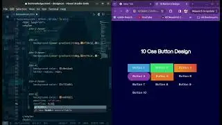 Css Designing Part 1 - 10 Css Glowing Button Design with Hover Effect
